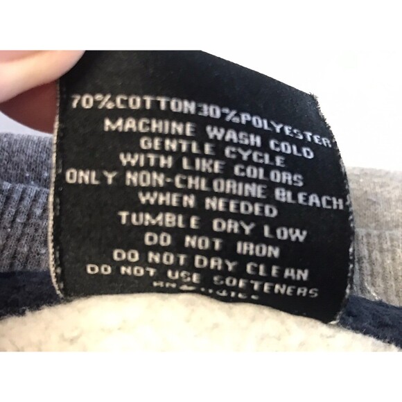 West Virginia Mountaineers Sweatshirt XXL WVU Colosseum Gray Crew Retro Y2K 90s - Picture 9 of 11